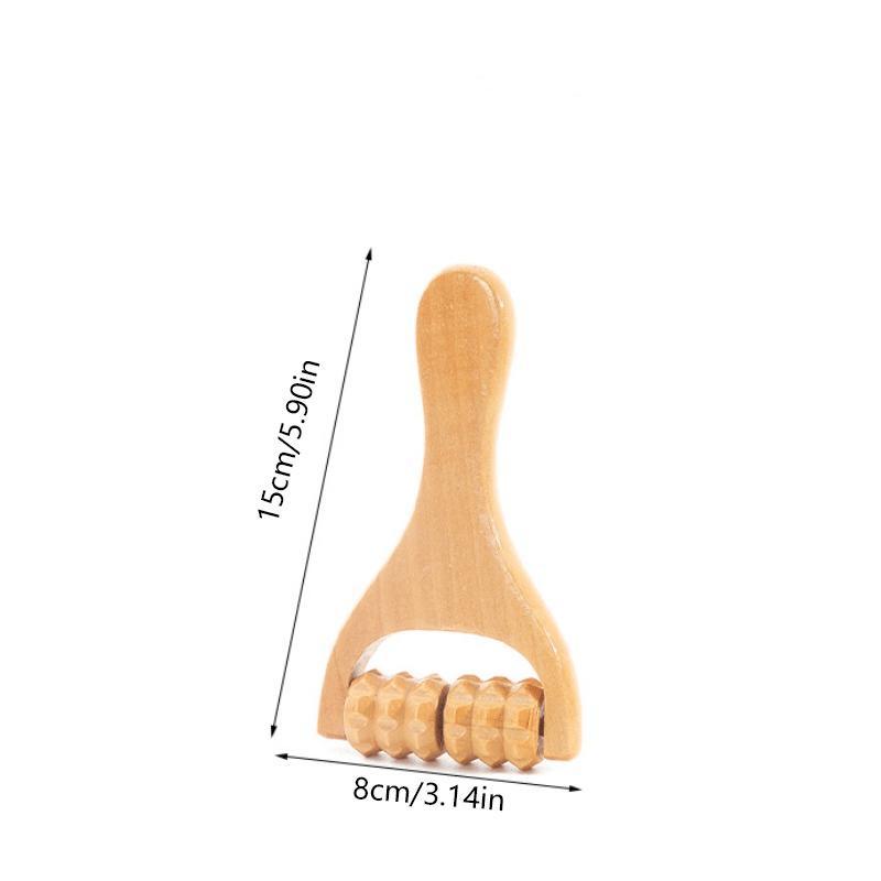 Wooden Massage Roller That Is Easy To Carry, Comes with a Storage Bag - Versatile Hardwood Body Roller Designed for Deep Tissue Therapy