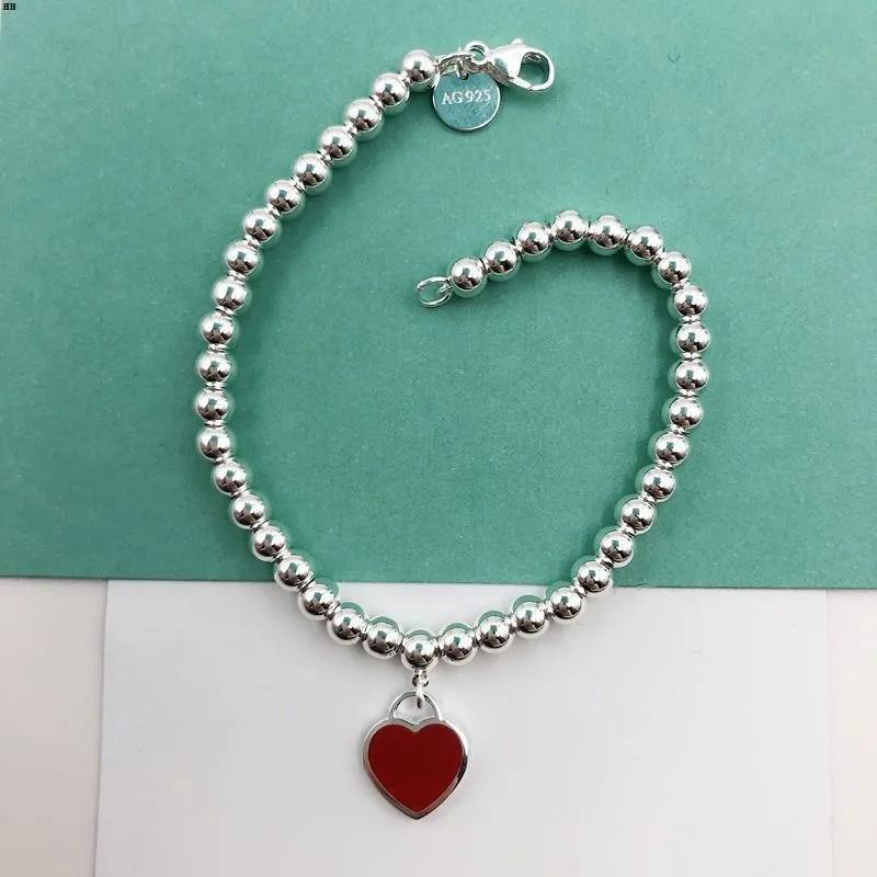 Elegant Women’s Love Heart Bracelet: Simple, Versatile, Fresh Bead Design for Daily Fashion