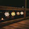 Outdoor Polestar Pp Board Lampshade Diy Camping Colorful Waterproof Hollowed-Out Lampshade Decorative Lantern Accessories
