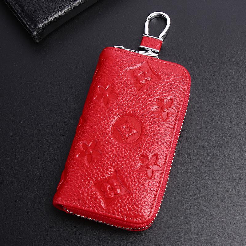 Porte-clés de luxe mini et porte-cartes - Pochette de rangement pour voiture haut de gamme unisexe