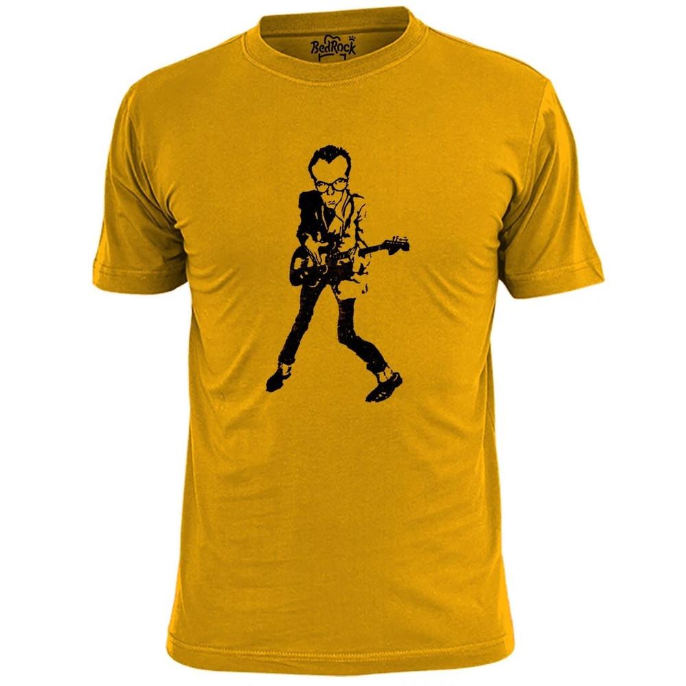 Elvis Costello On Tour Graphic Cotton T Shirt Full Size Unisex T-Shirt XL
