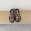 Women's Leopard Print Snow Boots - Ethnic Style, Slip-On, Thick Sole, Large Size