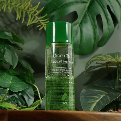 OK maquillage épais en un seul passage Démaquillant Lèvres & Yeux Thé Vert 100ml