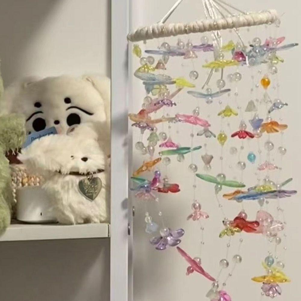 Koi Butterfly Wind Chimes Material Kit Home Decor Accessories Hanging Ornaments Courtyard