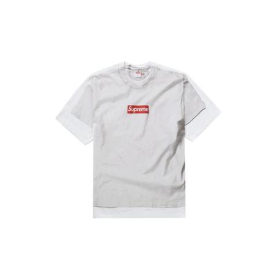 Tričko Supreme MM6 Maison Margiela Box Logo Bílé