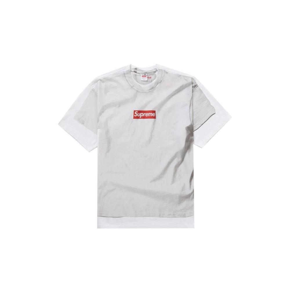 T-shirt Supreme MM6 Maison Margiela Box Logo White
