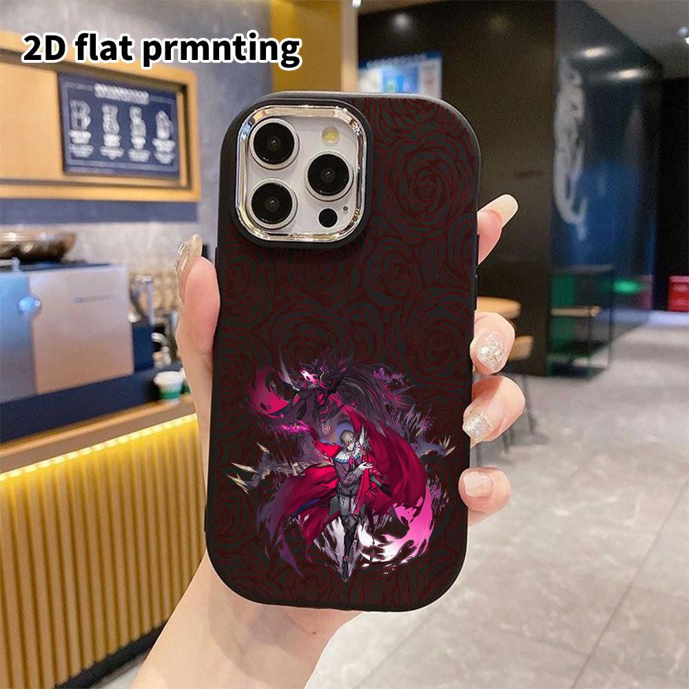 Phone Case: 2D Flat Design Suitable for iPhone 18 17 16 15 14 13 Pro Protective Case, Couple Style, Male Character, Christmas and Halloween Gift