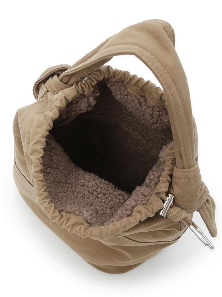 Reversible Drawstring Bag 16WGB255303 BEG Free Size [Styling] Women's