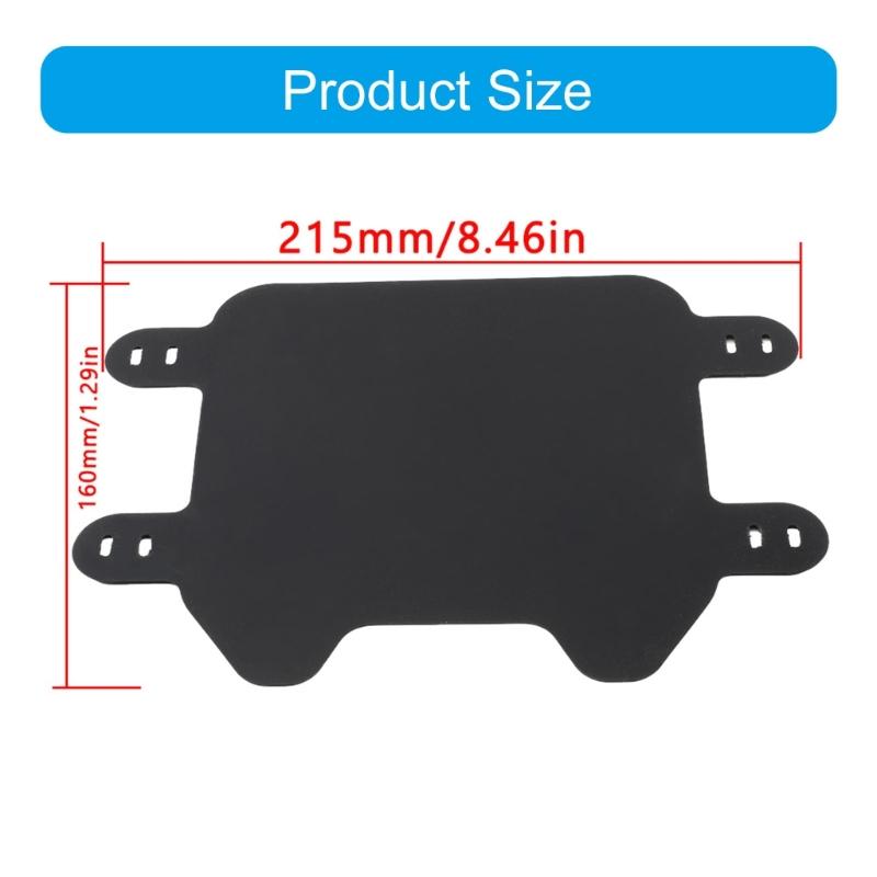 Easy To Install Number Plate Set Versatile Electric Bike Number Plate ABS License Plate Simple To Use for Sur-Ron