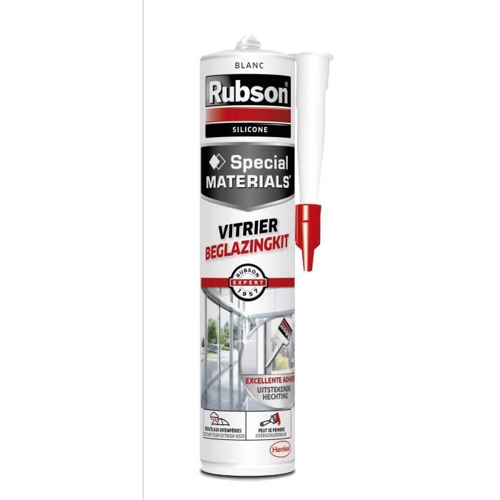 Mastic vitrier - 280 ml - blanc
