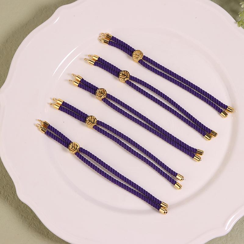 5 Buc. Cordoane Răsucite din Nailon, Frânghii pentru Brățări, Cordon Împletit Ajustabil pentru Confecționarea Bijuteriilor DIY