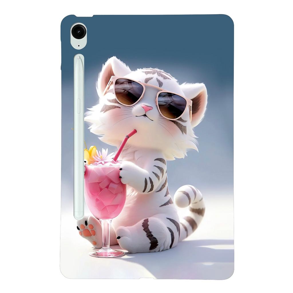 Für Samsung Galaxy Tab S10 FE+ Hülle Musterdruck Schlank Weich TPU Tablet-Hülle