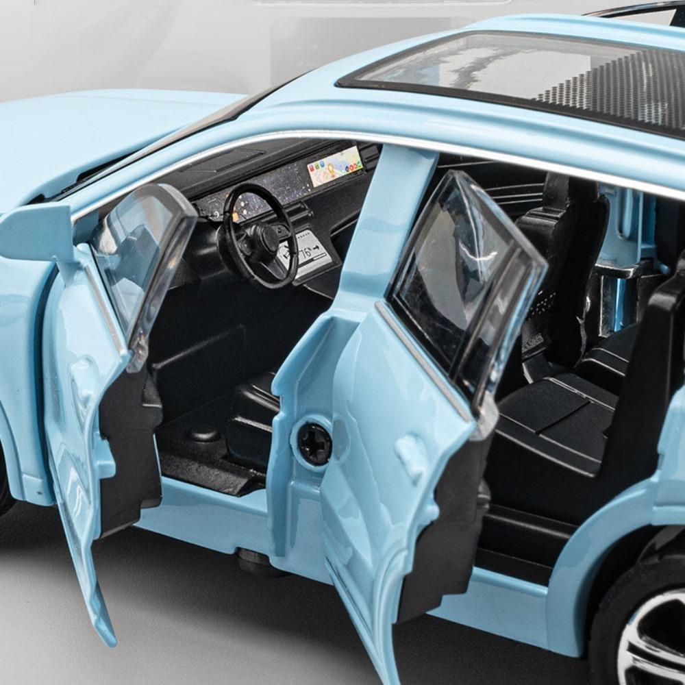 1/32 Přední ideální ONE EV slitina odlévaná z tlakového odlitku auta Model hračka Simulace vozidla Zatahovací zvuk Světelná kolekce Hračka pro děti Dárky