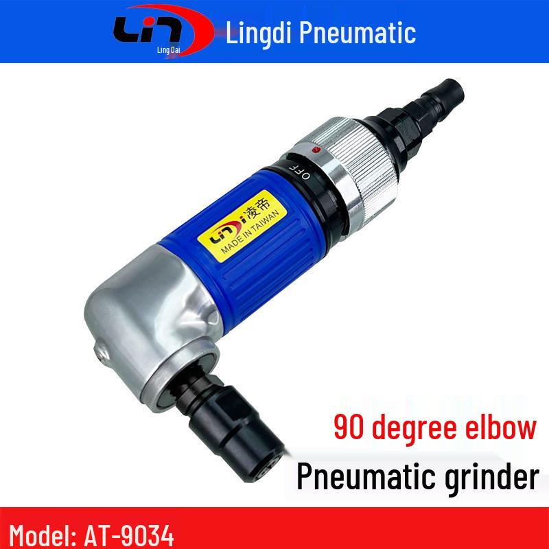 Taiwan Lingdi AT-9034 90° Right Angle Pneumatic Die Grinder & Polisher