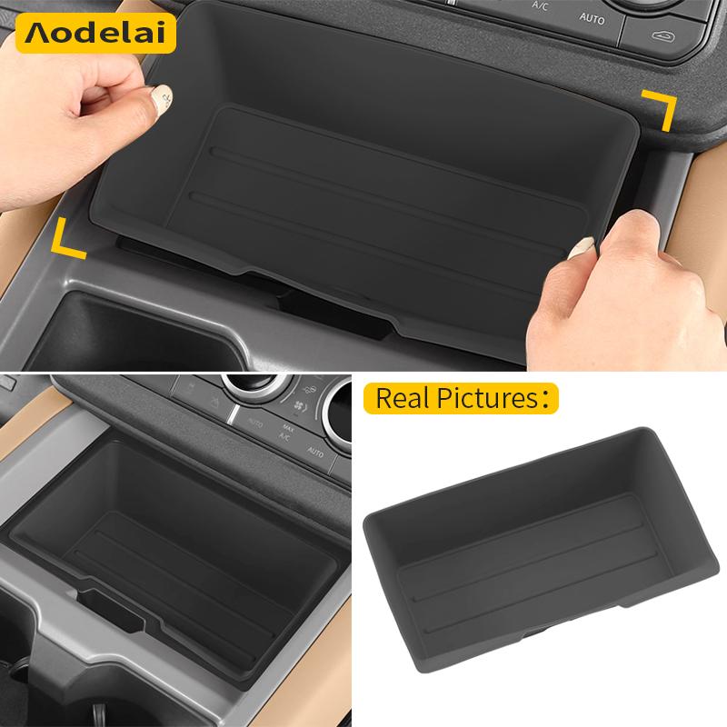 For Land Rover Defender 2025 90 110 130 L663 Center Console Storage Box Protective Pad Silicone Car Accessories