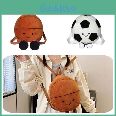 Nuevo Juguete de Peluche Divertido de Fútbol Baloncesto Bolso de Hombro Muñeca Regalo para Niños Mochila de Muñeca Creativa