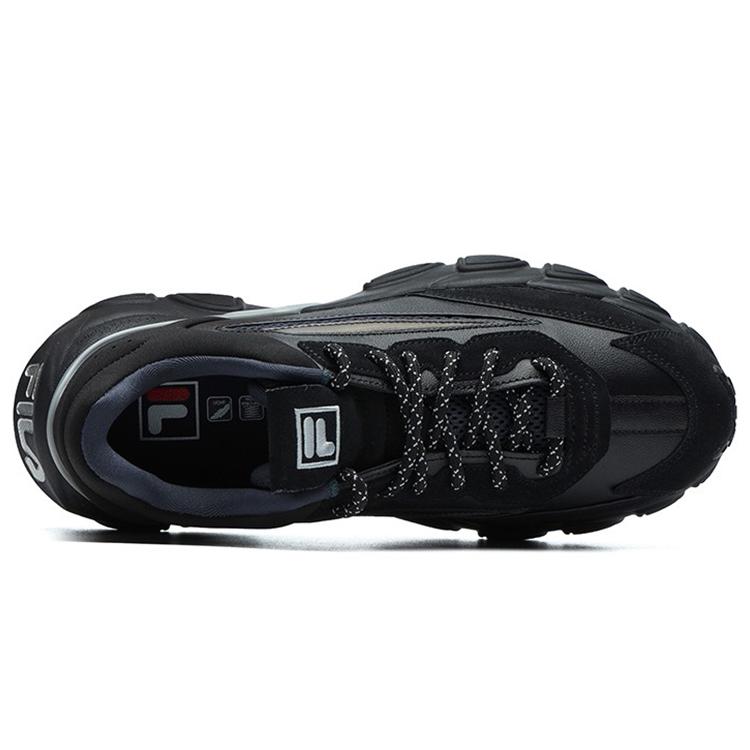 FILA Fashion Sneakers Low Top Running Shoes 'Black Grey' F12M144120FBI