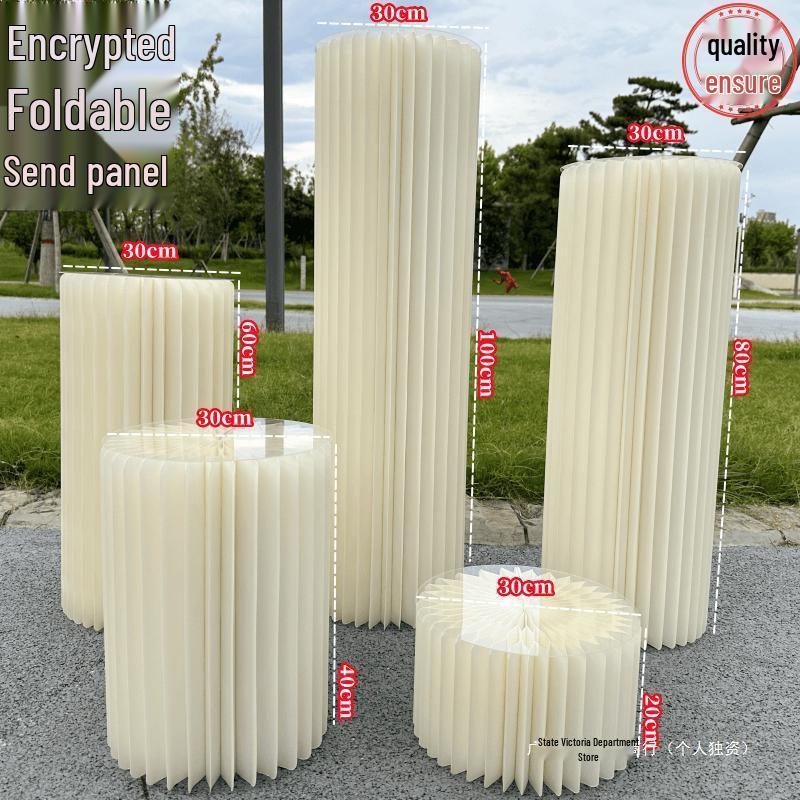 Origami Römische Säulenständer für Kuchen und Dekorationen