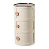 Accent Center Round NightStand Decor Furniture Storage Cabinet Bedside Table End for Farmhouse