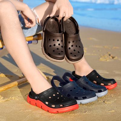 New Fashion Ultra-light Large Size Men's Shoes Hole Shoes Sandals Beach Shoes