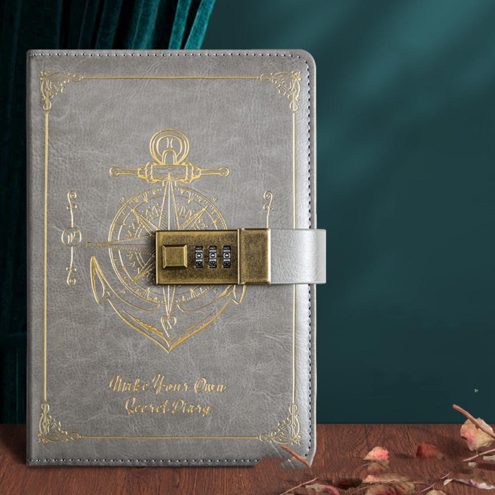 Protecting Secrets Password Notebook Diary Book Travelers Journal A5 Notebook with Lock  Writing