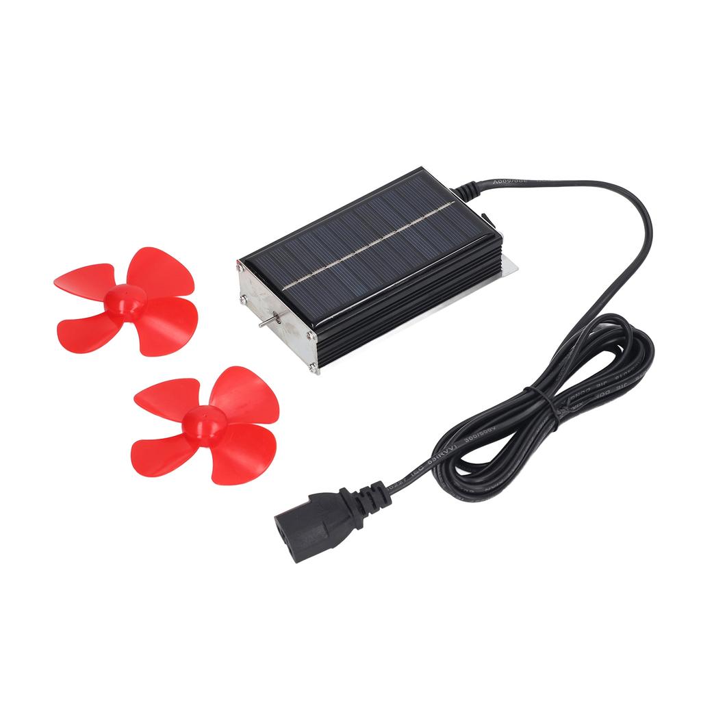 Electric Vehicle Range Booster Battery Car Solar Wind Power Extender Generator with Fans 12‑125V