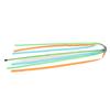 Cat Wand Toy Interactive Soft Colorful Strings Boredom Relief Kitten Teaser Stick for Indoor
