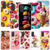 Macaron Ice Cream Cake Doughnut Phone Case For Xiaomi Redmi Note 13 14 15 Pro Plus 12S 12 14S 11S 11E 10 10S 11 11T 5G 4G Cover