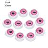 10Pcs 12Mm/20Mm Plastic Doll Safety Eyes For Animal Toy Puppet Making Dinosaur For Bjd Doll Round Eyes Diy Craft Accessories
