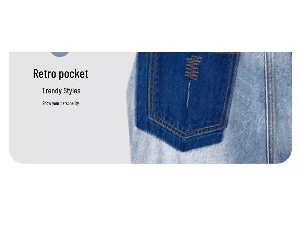Women's High Waist Wide Leg Jeans - 2025 Spring/Autumn Retro Slim Fit Straight Leg Pants