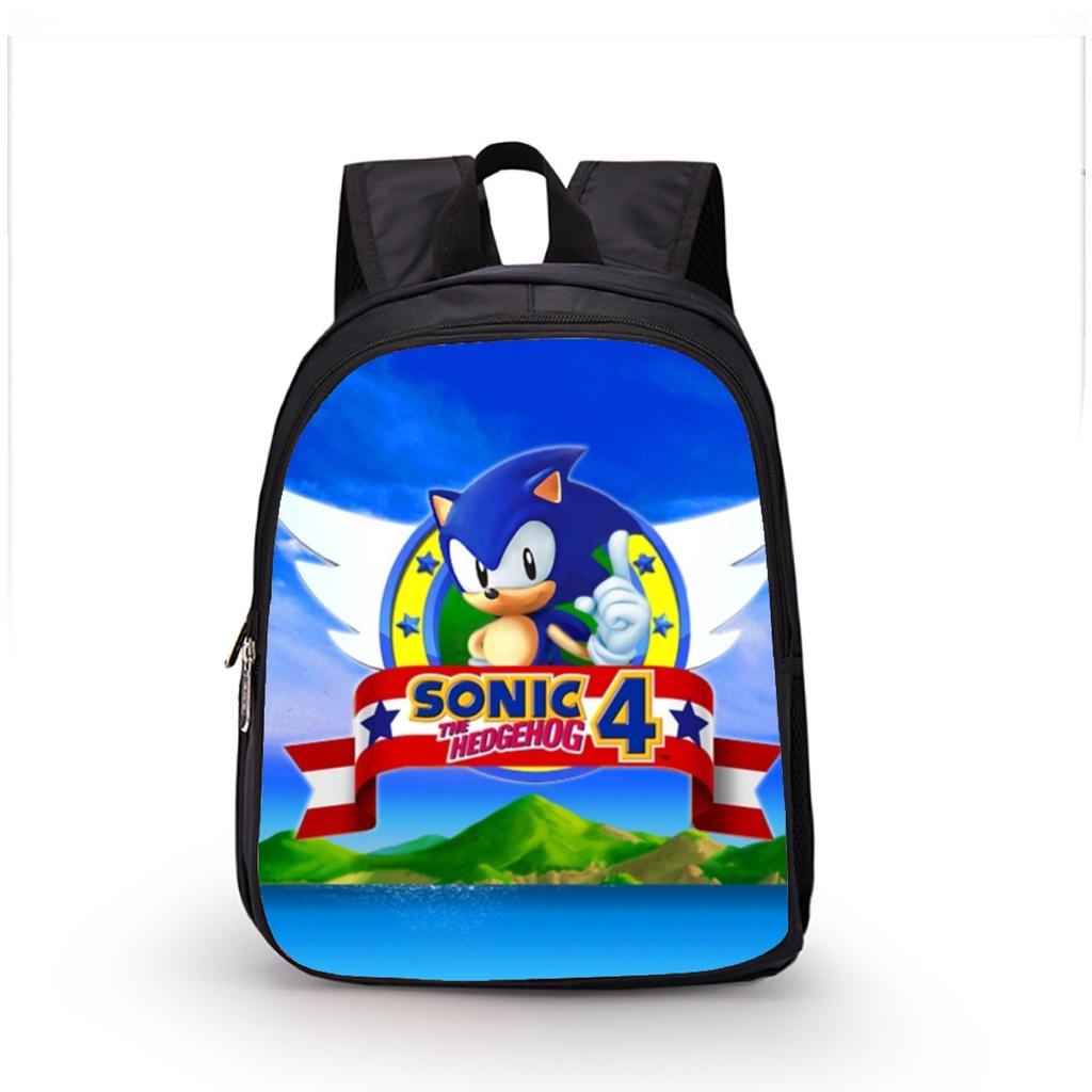 Sonic Schülerrucksack Große Kapazität Wasserdicht und Verschleißfest Kinderrucksack