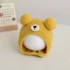 Cute Bear Warmer Plush Pullover Hat New Bonnet Caps  Outdoor
