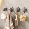 Practical Suction Cup Hook For Wall Drillless Required Space Aluminum Door Hanger Bathroom Kitchen Storage Organizers