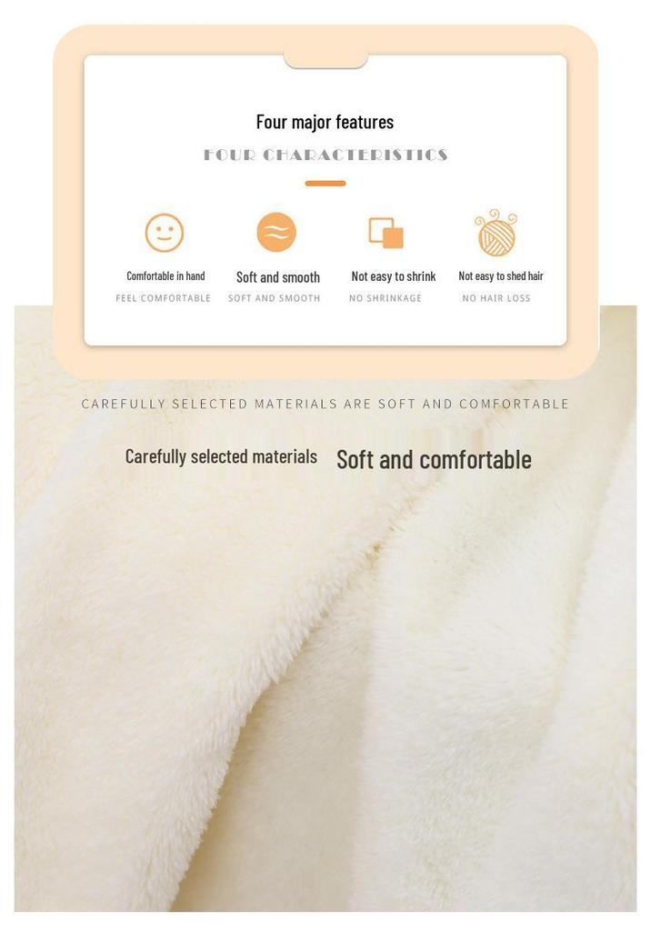 Children's Hooded Bath Poncho: Soft Coral Fleece Towel and Swaddle Blanket