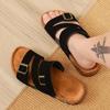 Classic Fashion New Men's Monk Strap Outdoor Cork Slippers Male Summer Open Toe Sandals Chanclas De Hombre