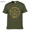 Soviet Russian AK-47 Tee Mosin Nagant Rifle Sniper Mens T Shirts Fashion Cotton T-shirt Tees Tops