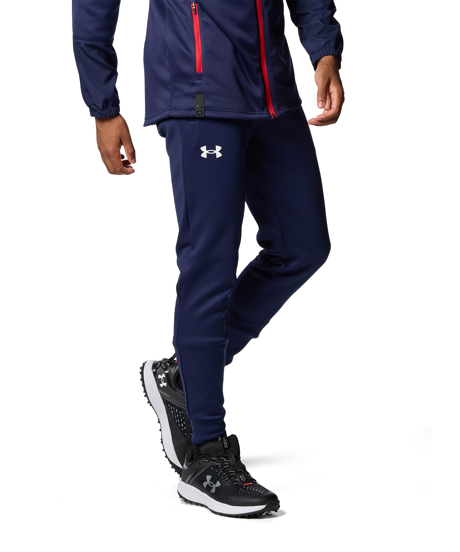 

Under Armour UA ARMOUR KNIT PANTS Midnight Navy White SM