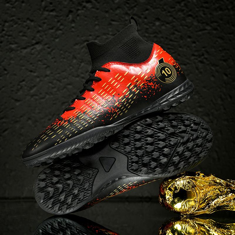 Mens Football Boots Kids Soccer Shoes Women Professional Soccer Cleats Antiskid Chaussure Athletic TF/FG Sports Football Shoes
