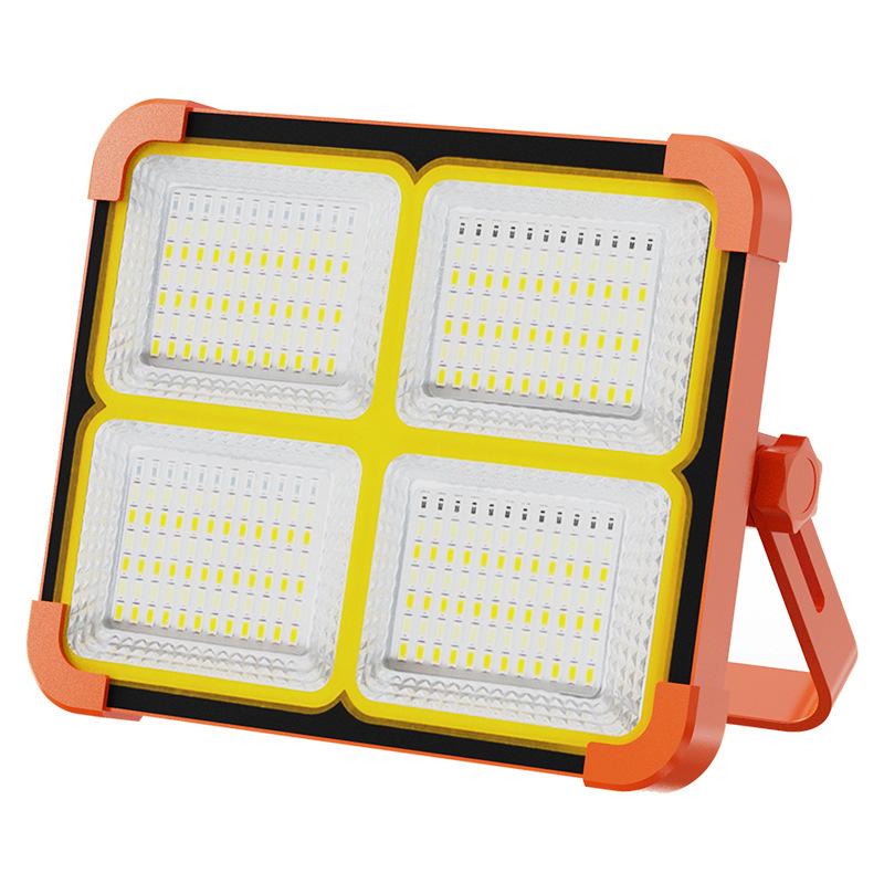 Outdoor Multifunctional Solar Floodlight with Long-lasting Battery for Emergency Lighting