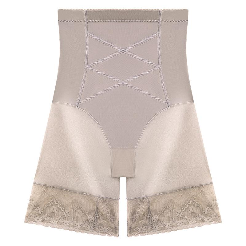 Women's High-Waist Briefs Tummy Control, Breathable Mesh, Soft Polyester, Elegant Solid Color Hand Wash Only, Everyday Comfort, Crossband Design