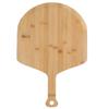 In Stock Bamboo Wood Pizza and Cheese Board - 12 & 15 Inch Pizza Peel/Bread Board