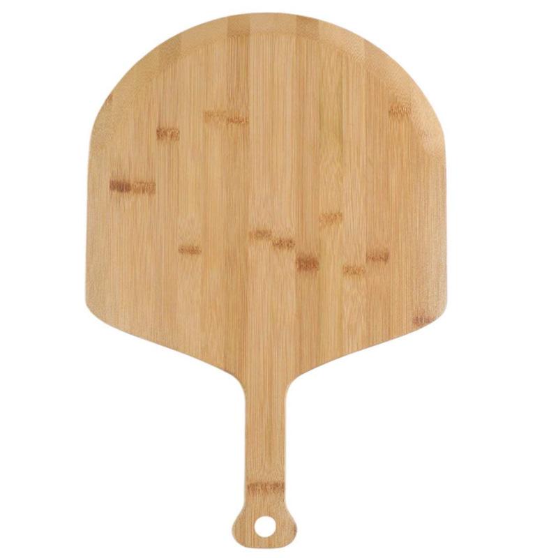 In Stock Bamboo Wood Pizza and Cheese Board - 12 & 15 Inch Pizza Peel/Bread Board
