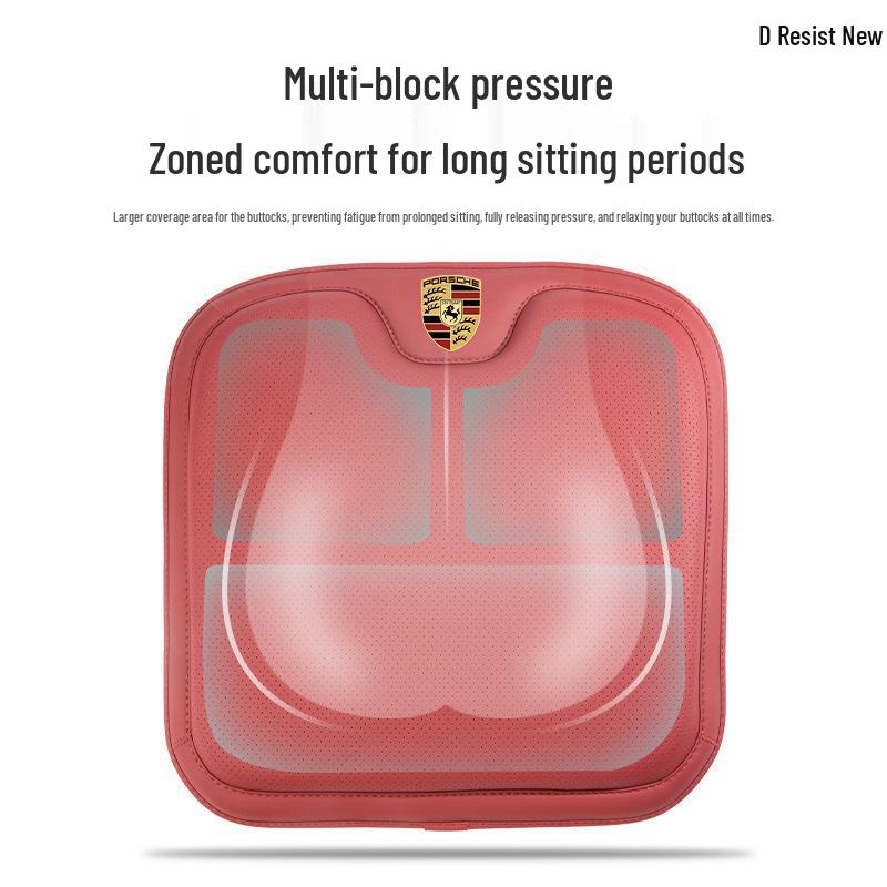 Porsche Sitzzubehör: Ganzjahres-Kissen & Lendenwirbelstützen für Cayenne, Macan, Panamera, 718