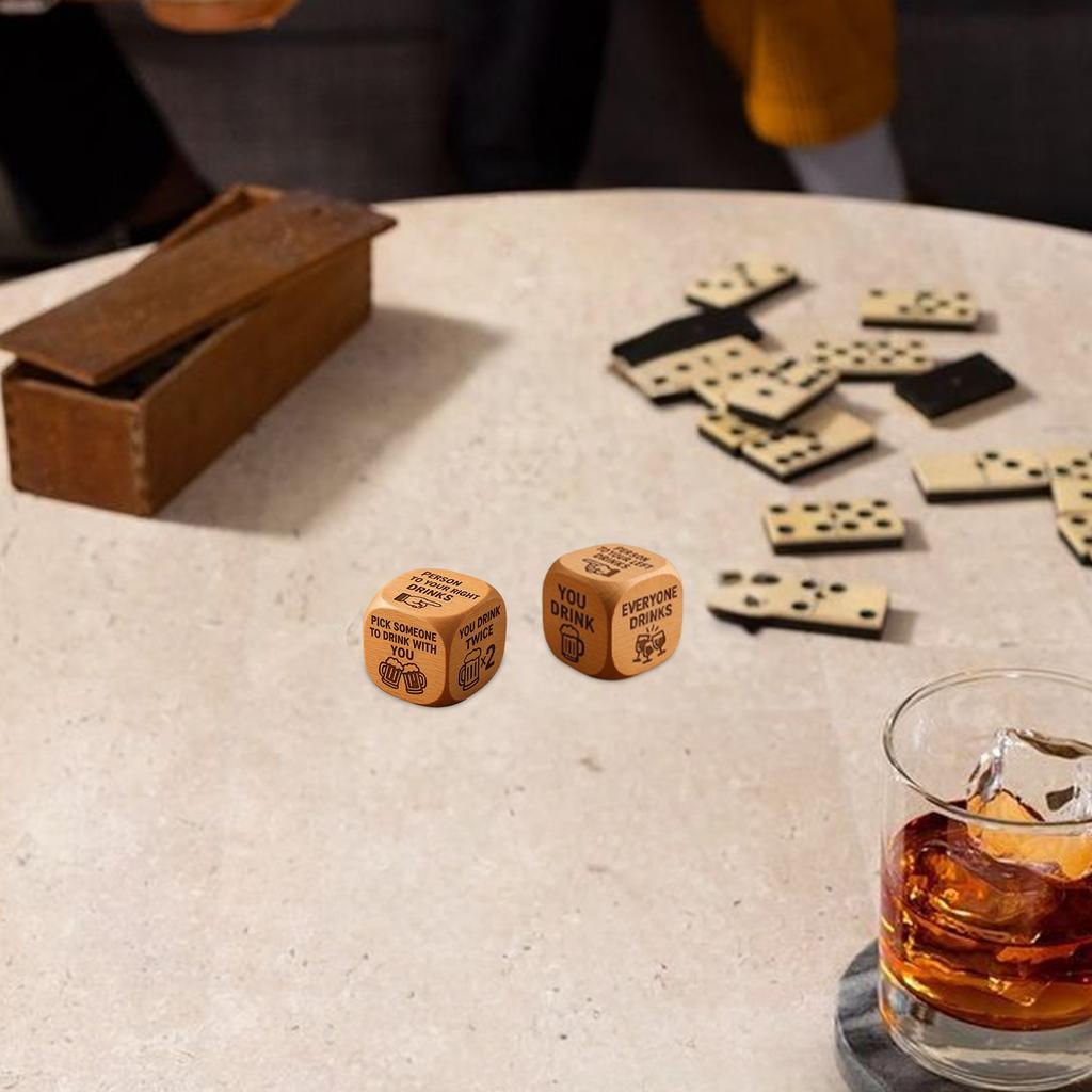 6-sided Drinking Game Dice, Suitable For Family Parties, Gatherings And Parties