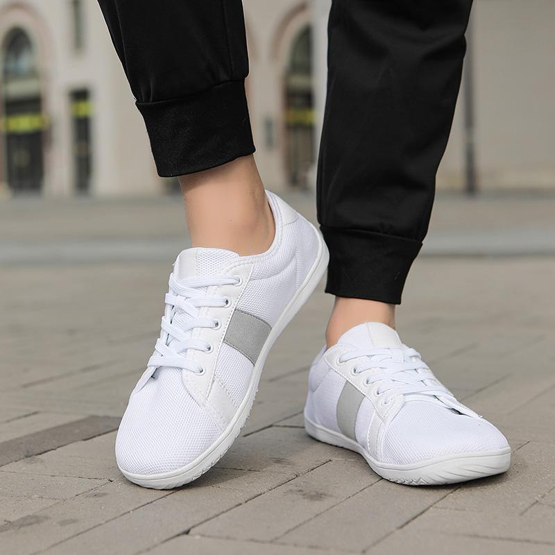 Breathable Knitted Women Casual Sports Shoes Men Wide Toe Cross-training Sneakers Elastic Gym Fitness Shoes