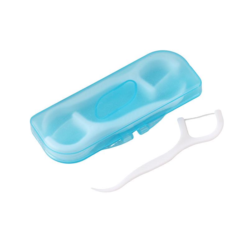 Portable Floss Case with Disposable Floss Picks - 10 Pack