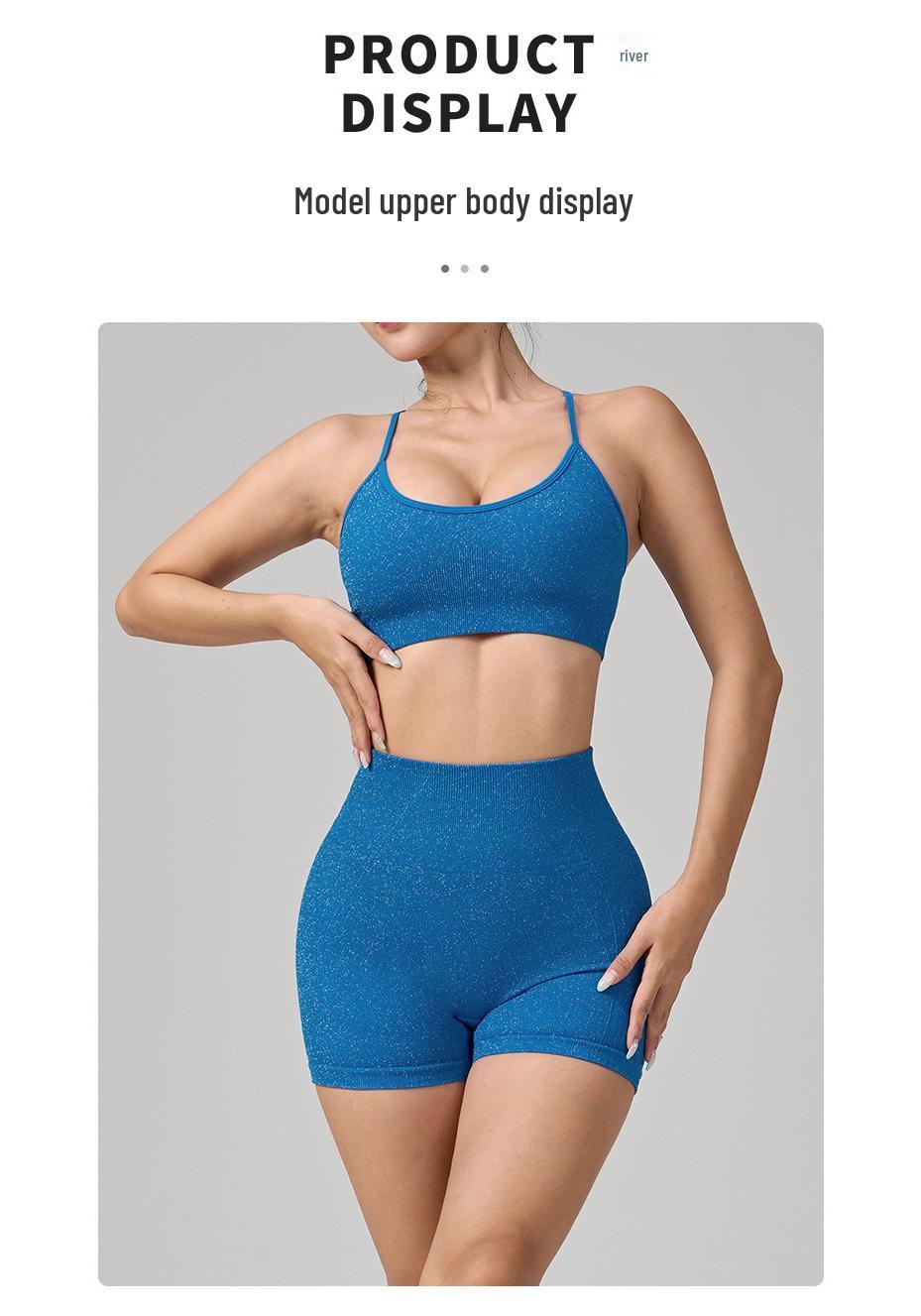 Women s Body Shaping Yoga Set: Camisole Bra & Tummy Control High Waist Shorts, Two-Piece High Elastic Sportswear