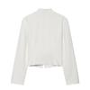2026 summer new European and American cross-border women's clothing street fashion rope knot buckle decoration slim jacket w018 1837