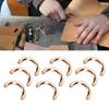 20 Set U-Ringe Metallbogenbrücke Tasche Handtasche Aufhängungsverschluss Kette Riemenverbinder Schnallen Leder