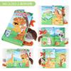 Baby Baby Sea, Land And Air Tail Cloth Book, Chinese And English Ocean Forest Flying Animal Palm Book Early Education Toy